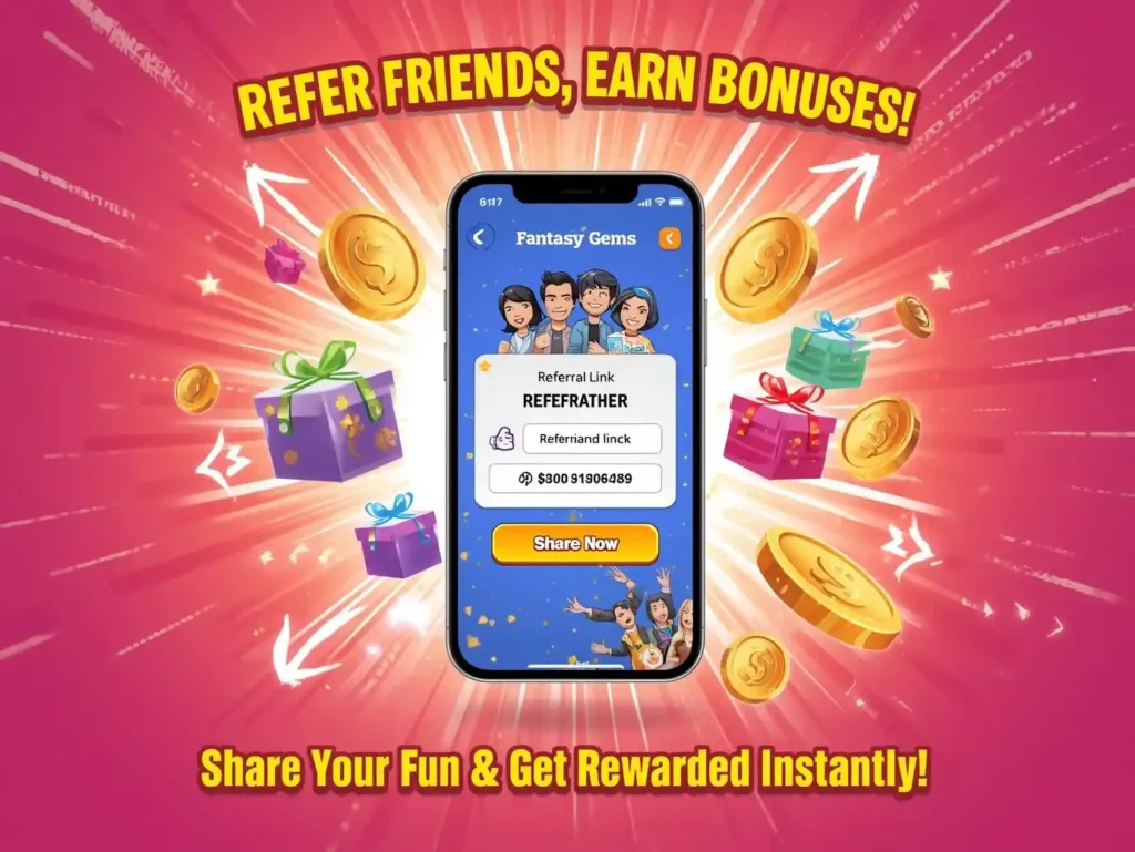Referral Program on Fantasy Gems